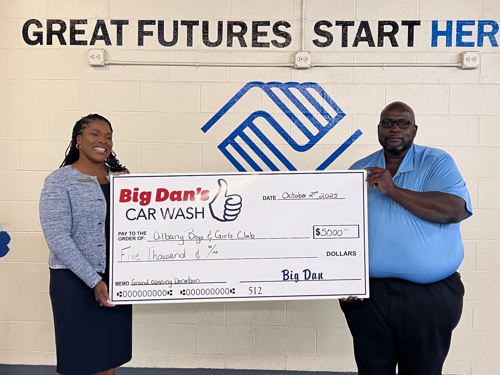 Big Dan’s Invests in Boys & Girls Clubs of Albany, GA